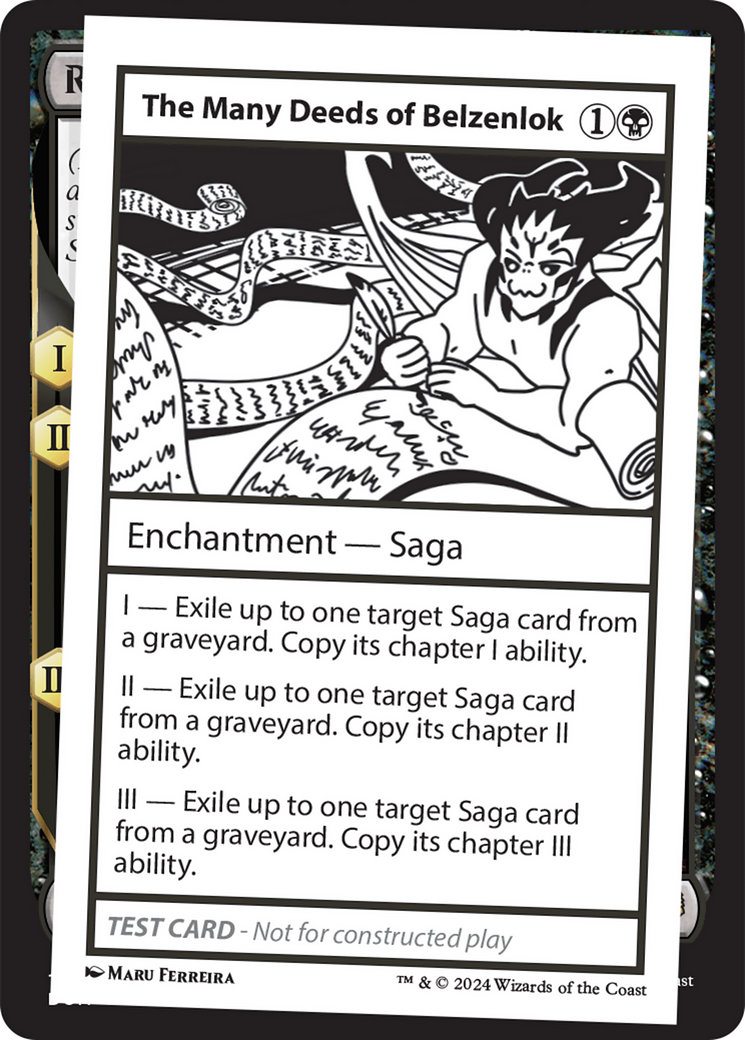 The Many Deeds of Belzenlok [Mystery Booster 2 Playtest Cards] - Destination Retro