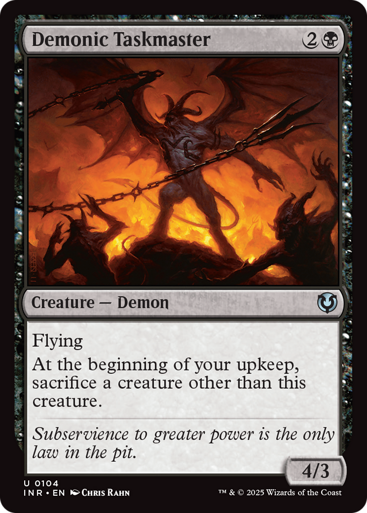 Demonic Taskmaster [Innistrad Remastered] - Destination Retro
