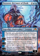 Tezzeret, Betrayer of Flesh (Borderless) [Kamigawa: Neon Dynasty] - Destination Retro