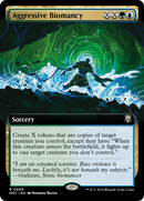 Aggressive Biomancy (Extended Art) (Ripple Foil) [Modern Horizons 3 Commander] - Destination Retro