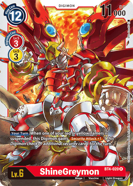 ShineGreymon [BT4-020] [Great Legend] - Destination Retro