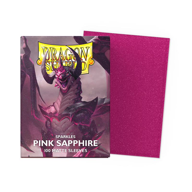 Dragon Shield Matte Sleeve - Pink Sapphire ‘Radun’ 100ct