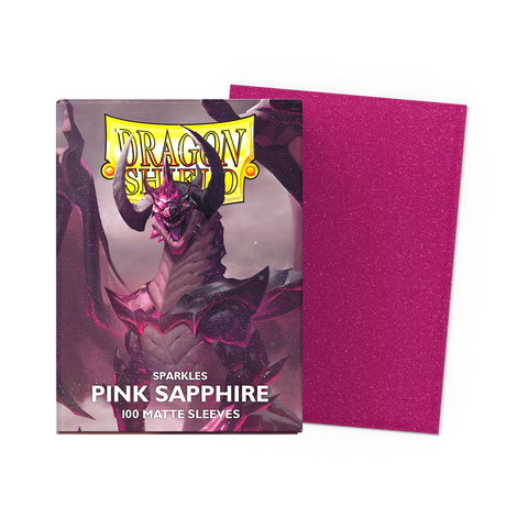 Dragon Shield Matte Sleeve - Pink Sapphire ‘Radun’ 100ct