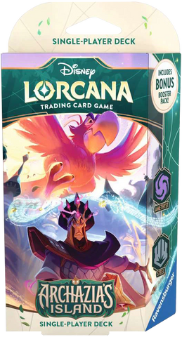 Disney Lorcana: Archazia's Island - Starter Deck - Amethyst & Steel - Destination Retro