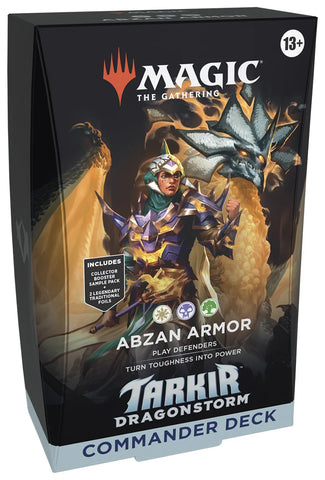 MTG - TARKIR: DRAGONSTORM - ABZAN ARMOR - COMMANDER DECK - Destination Retro