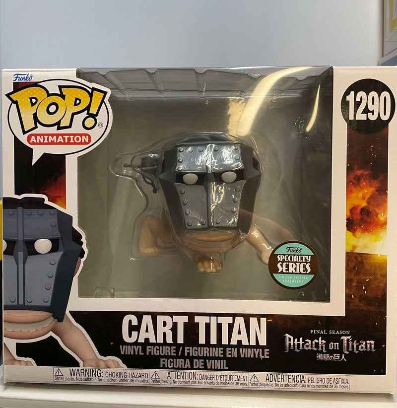 Cart Titan Specialty Series (Old Round Sticker) (Attack on Titan) - Destination Retro