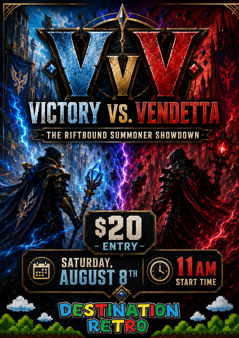 Riftbound: League of Legends TCG: V v V: Victory vs. Vendetta Event Entry (SATURDAY AUGUST 8TH, 11AM)