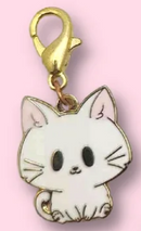 NightK - Cute Kitty -  Enamel Charm - Destination Retro