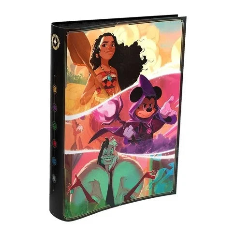 TCG - DISNEY LORCANA  -  9-POCKET PORTFOLIO - CHARACTER LOREBOOK (HOLDS 252 CARDS) - Destination Retro