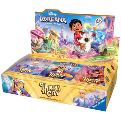 Disney Lorcana: Hyperia City - Booster Box (Available In-Store October 16th, Ships October 23rd)