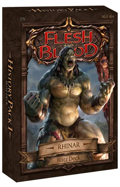 FLESH AND BLOOD  - HISTORY PACK 1 - RHINAR BLITZ DECK - Destination Retro