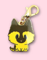 NightK - German Shepherd -  Enamel Charm - Destination Retro