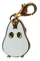 NightK - Ghost Kitty -  Enamel Charm - Destination Retro