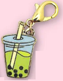NightK - Green Boba -  Enamel Charm - Destination Retro