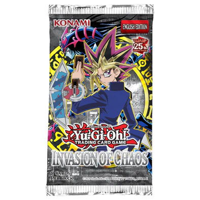 YU-GI-OH! - INVASION OF CHAOS - 25TH ANNIVERSARY EDITION - BOOSTER PACK - Destination Retro