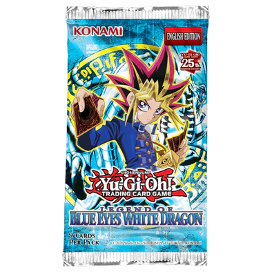 YU-GI-OH! - LEGEND OF BLUE-EYES WHITE DRAGON - 25TH ANNIVERSARY EDITION - BOOSTER PACK - Destination Retro