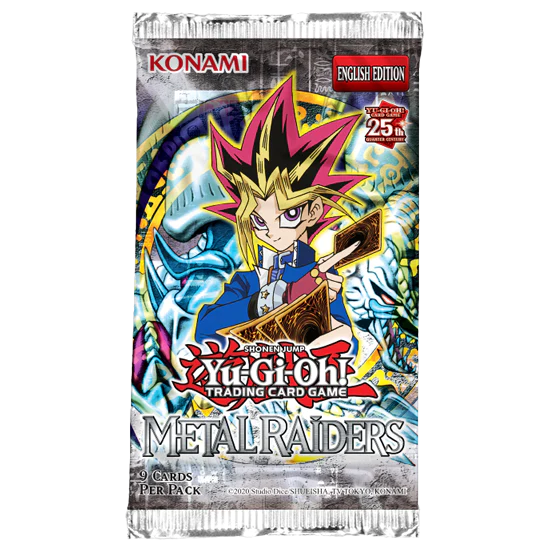 YU-GI-OH! - METAL RAIDERS - 25TH ANNIVERSARY EDITION - BOOSTER PACK - Destination Retro