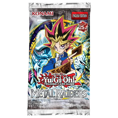 YU-GI-OH! - METAL RAIDERS - 25TH ANNIVERSARY EDITION - BOOSTER PACK - Destination Retro