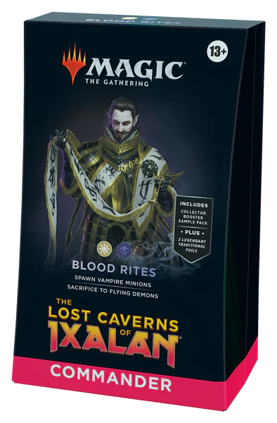 MTG - THE LOST CAVERNS OF IXALAN - COMMANDER DECK - BLOOD RITES - Destination Retro