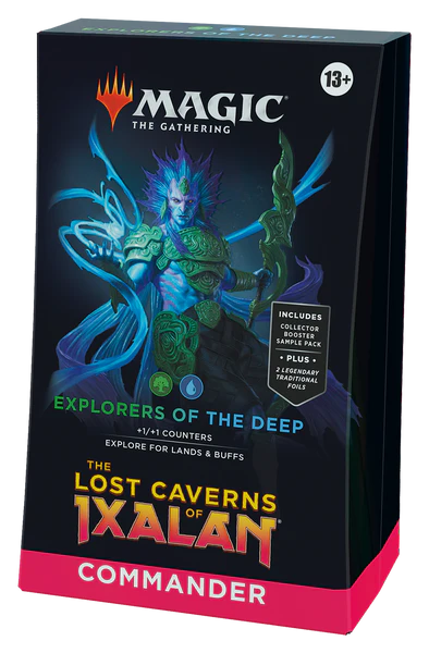 MTG - THE LOST CAVERNS OF IXALAN - COMMANDER DECK - EXPLORERS OF THE DEEP - Destination Retro
