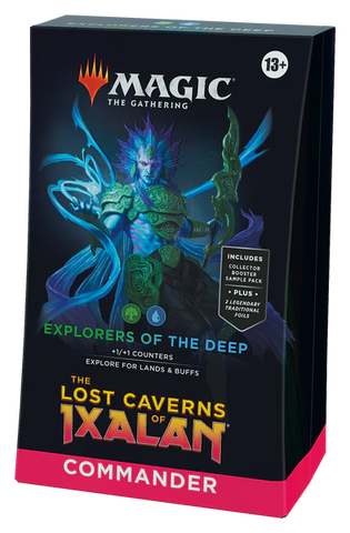 MTG - THE LOST CAVERNS OF IXALAN - COMMANDER DECK - EXPLORERS OF THE DEEP - Destination Retro