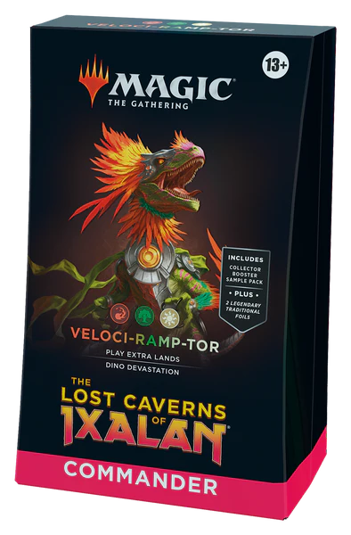 MTG - THE LOST CAVERNS OF IXALAN - COMMANDER DECK - VELOCI-RAMP-TOR - Destination Retro