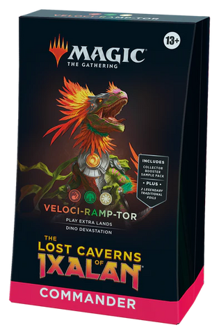 MTG - THE LOST CAVERNS OF IXALAN - COMMANDER DECK - VELOCI-RAMP-TOR - Destination Retro