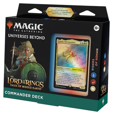MTG - THE LORD OF THE RINGS: TALES OF MIDDLE-EARTH - COMMANDER DECK - RIDERS OF ROHAN (AVAILABLE JUNE 16) - Destination Retro