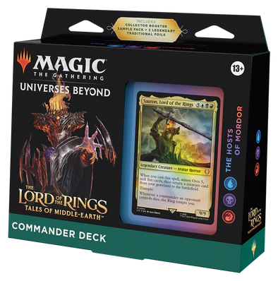MTG - THE LORD OF THE RINGS: TALES OF MIDDLE-EARTH - COMMANDER DECK - THE HOSTS OF MORDOR (AVAILABLE JUNE 16) - Destination Retro