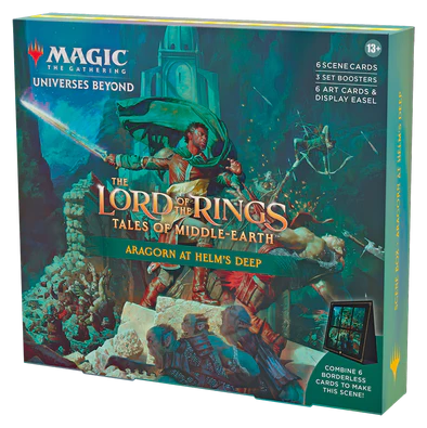 MTG - THE LORD OF THE RINGS: TALES OF MIDDLE-EARTH - SCENE BOX - ARAGORN AT HELM'S DEEP - Destination Retro