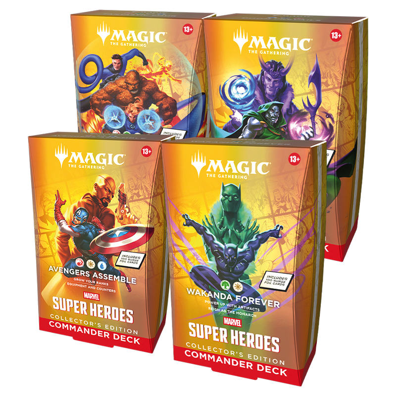 MTG - Marvel: Super Heroes - Collector Commander Decks - Set of 4