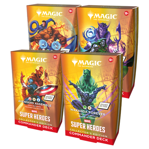 MTG - Marvel: Super Heroes - Collector Commander Decks - Set of 4