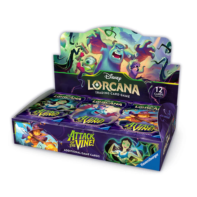 Disney Lorcana: Attack of the Vine - Booster Box (Available July 17 in-store, Ships July 24)