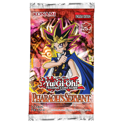 YU-GI-OH! - PHARAOH'S SERVANT - 25TH ANNIVERSARY EDITION - BOOSTER PACK - Destination Retro