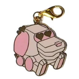 NightK - Poochi -  Enamel Charm - Destination Retro