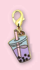 NightK - Purple Boba -  Enamel Charm - Destination Retro