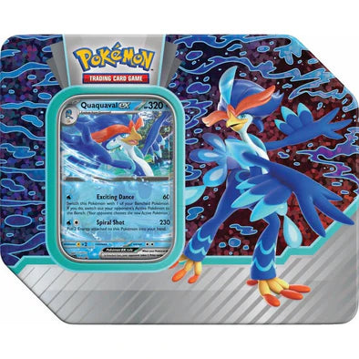 Pokémon TCG: Paldea Partners Tin - Quaquaval ex (Available September 2023) - Destination Retro