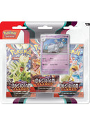 Pokémon TCG: Scarlet & Violet - Obsidian Flames - Blister Pack - Three Boosters - Houndstone Promo Card - Destination Retro