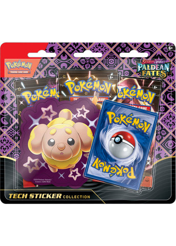 Pokémon TCG: Scarlet & Violet - Paldean Fates - Tech Sticker Collection - Shiny Fidough (Available January 26) - Destination Retro