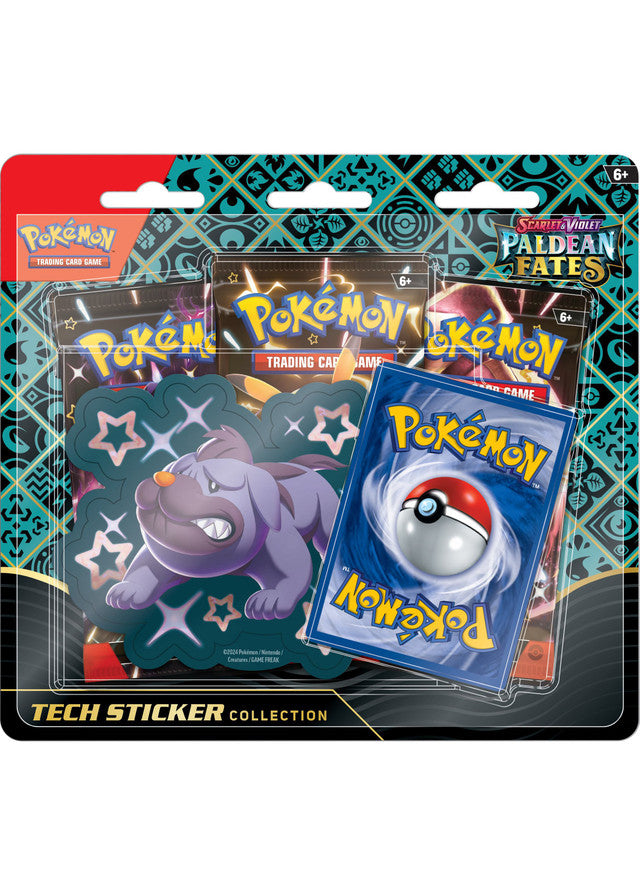 Pokémon TCG: Scarlet & Violet - Paldean Fates - Tech Sticker Collection - Shiny Maschiff (Available January 26) - Destination Retro