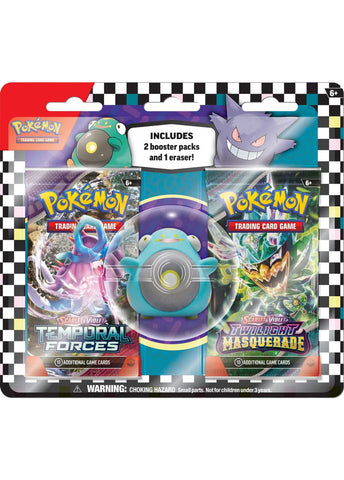 Pokémon TCG: Back to School Eraser Blister Pack 2024 - Bellibolt - Destination Retro