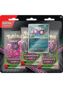 Pokémon TCG: Scarlet & Violet - Shrouded Fable -  Blister Pack - Three Boosters - Pecharunt Promo Card (Available August 2) - Destination Retro