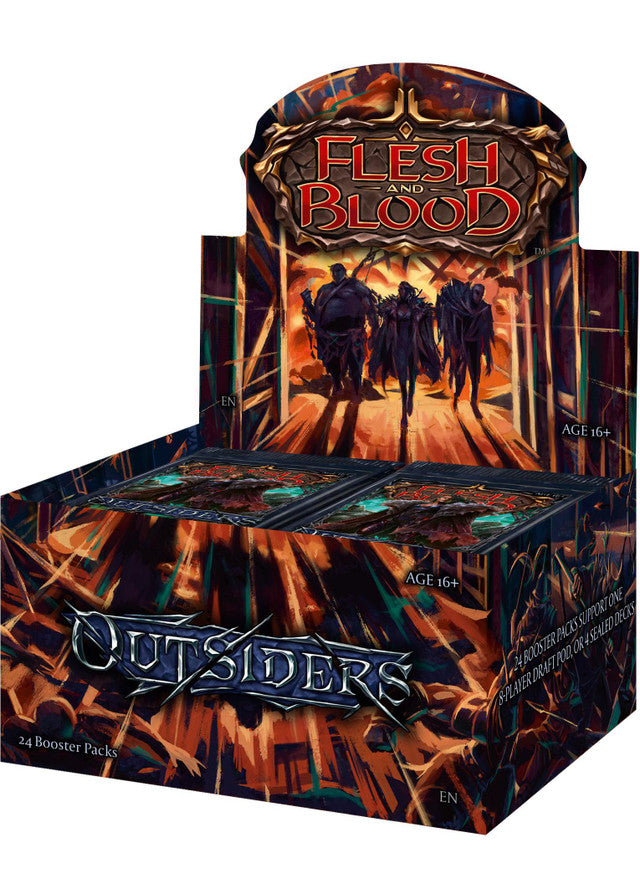 FLESH AND BLOOD  - OUTSIDERS - 1ST EDITION - BOOSTER BOX - Destination Retro
