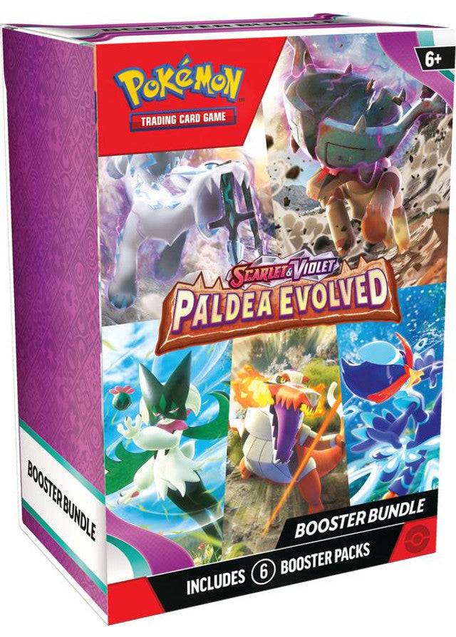 Pokémon TCG: Scarlet & Violet - Paldea Evolved - Booster Bundle (Available June 9th) - Destination Retro