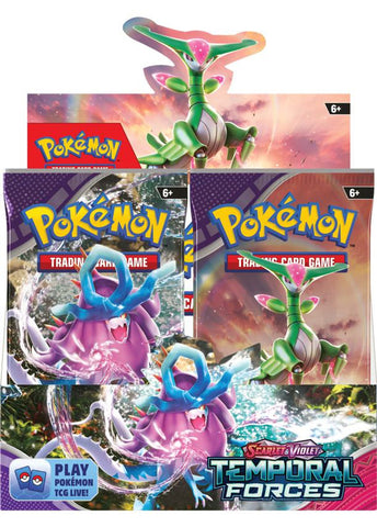 Pokémon TCG: Scarlet & Violet - Temporal Forces - Booster Box (Available March 22) - Destination Retro