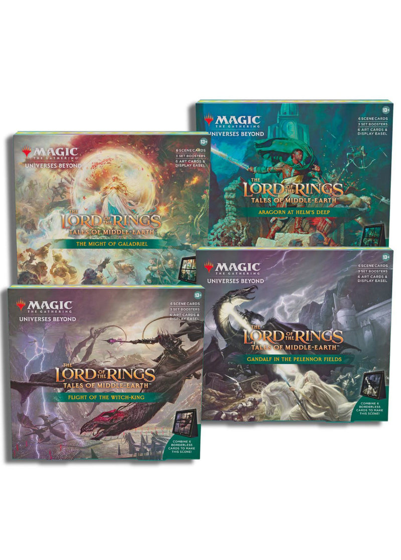 The Lord of the Rings: Tales of Middle-earth - Scene Boxes - Set of 4 (Available November 3rd) - Destination Retro