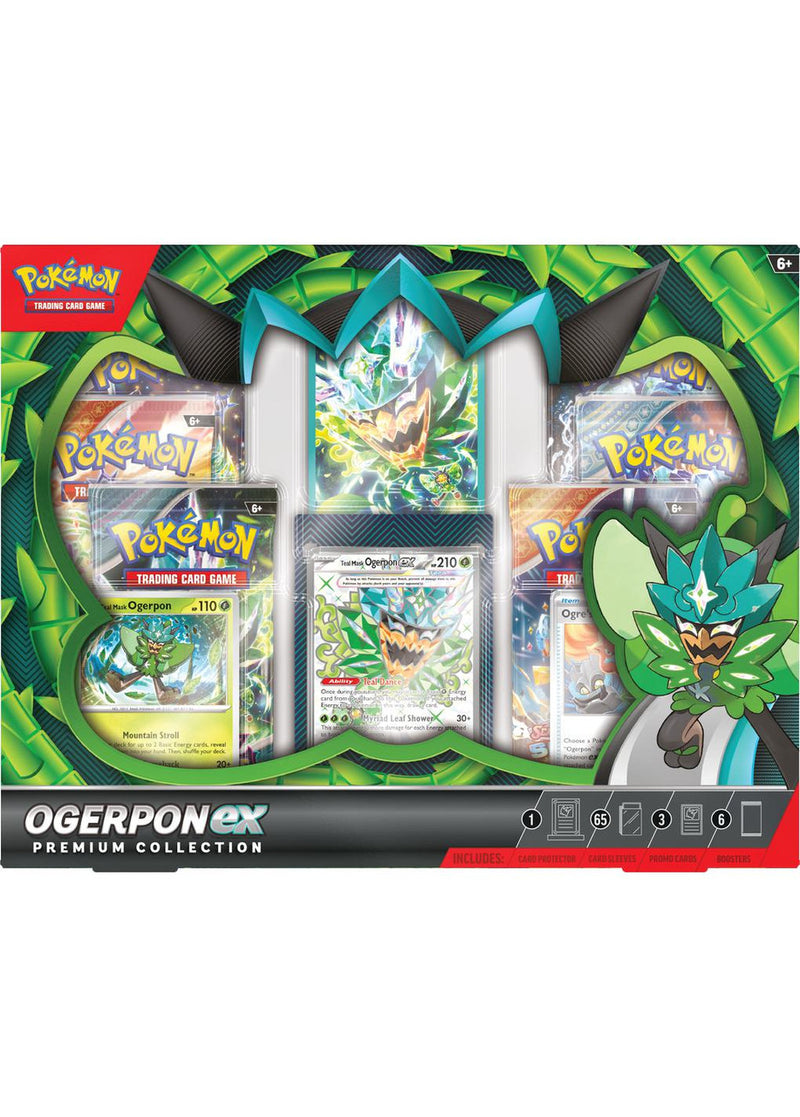 Pokémon TCG: Ogerpon ex Premium Collection - Destination Retro