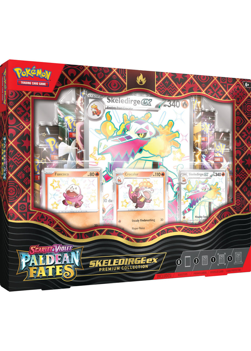 Pokémon TCG: Scarlet & Violet - Paldean Fates - Premium Collection - Skeledirge ex - Destination Retro