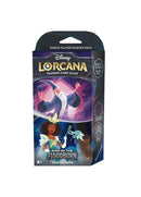 Disney Lorcana: Rise of the Floodborn - Starter Deck - Amethyst & Steel (Available November 17th) - Destination Retro