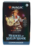 MTG - MURDERS AT KARLOV MANOR - BLAME GAME COMMANDER DECK - Destination Retro
